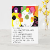 Happy Paaskaart/persoonlijke geleidebonen, zelfsta Kaart (Gele Bloem)