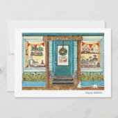 Happy Paaskake Shop Waterverf Kaart (Voorkant)