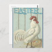 Happy Paaskip Briefkaart (Voorkant / Achterkant)