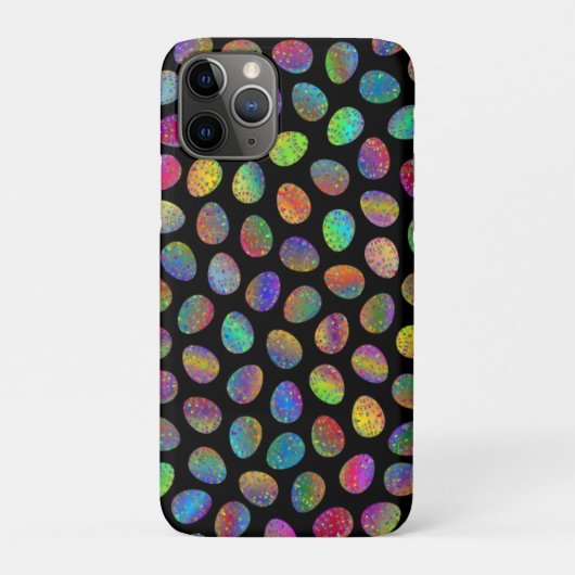 Happy Paaskleurig ei iPhone Case (Achterkant)