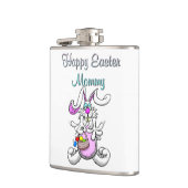 Happy Paasmam Vinyl Wrapped Flask Heupfles (Links)