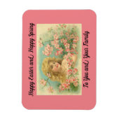 Happy Paasmeisje Magnet Magneet (Verticaal)