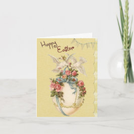 Happy Paast antiek afbeelding van paaskaart Kaart