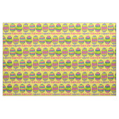 Happy Paast Basket Painted Egg Hunt Eggs Stof (Fat Quarter)