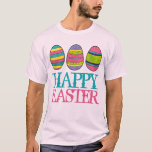 Happy Paast Basket Painted Egg Hunt Eggs T-shirt