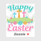 Happy Paast Beauful Religious Sticker (Vel)