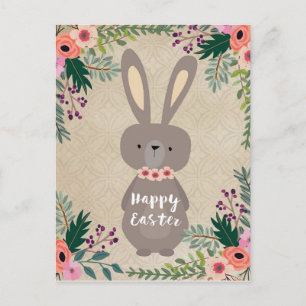 Happy Paast briefkaart-easter-bunny gepersonalisee Feestdagenkaart