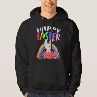 Happy Paast Bunny Colorful Eggs Children Hoodie