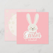 Happy Paast Bunny Easter Eggs Hunt Party Feestdagenkaart (Voorkant / Achterkant)