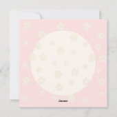 Happy Paast Bunny Easter Eggs Hunt Party Feestdagenkaart (Achterkant)