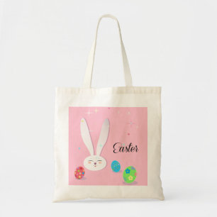 Happy Paast Bunny Easter Eggs Hunt Party Tote Bag