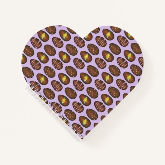 Happy Paast Chocolate Buttercrème Creme Egg Snoep Notitieboek (Voorkant)