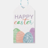 Happy Paast Colorful Gift Labels Cadeaulabel (Voorkant)
