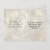 Happy Paast Cute Baby Chicken Parade Briefkaart (Achterkant)