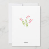 Happy Paast Cute Chicks Floral Egg Wreatcard Feestdagenkaart (Achterkant)