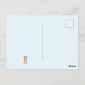 Happy Paast Cute Farm Animals Briefkaart (Achterkant)