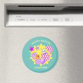 Happy Paast Cute Kinder Party Magneet (Insitu (Vaatwasser))