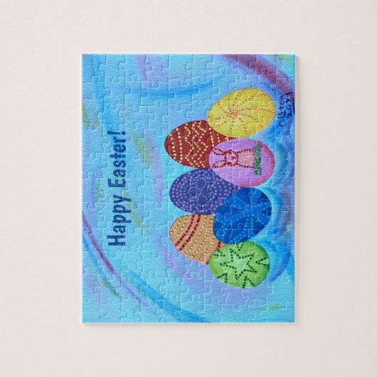 Happy Paast Decorative Abstracte Puzzles Legpuzzel (Verticaal)