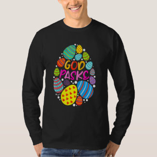 Happy Paast Denmark God Paske Danish Chocolate Eg T-shirt