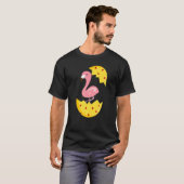 Happy Paast Egg Cute Flamingo Apparel Egg Hunt Fa T-shirt (Voorkant volledig)