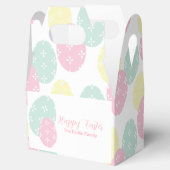 Happy Paast Eggs pasta Birthday Favor Box Bedankdoosjes (Geopend)
