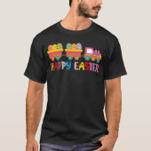 Happy Paast Eggs Train Gift T-shirt (Voorkant)