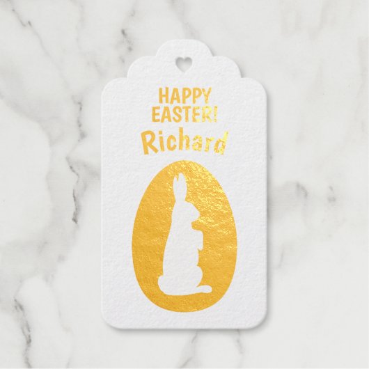 Happy Paast Folie Gift Labels (Voorkant)