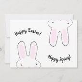 Happy Paast Happy Spring leuk konijntje grappig (Voorkant)