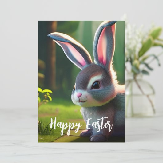 Happy Paast Holiday-kaart Feestdagenkaart (Staand voorkant)