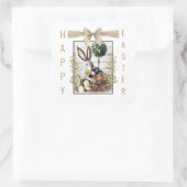 Happy Paast Holiday Stickers - Vierkant (Tas)