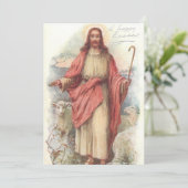  Happy Paast Jesus Feestdagenkaart (Staand voorkant)