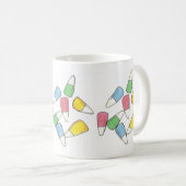 Happy Paast Pastel Candy Corn Candycorn Mok (Voorkant rechts)