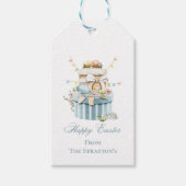 Happy Paast Pastel Eggs Cadeft Label Cadeaulabel (Voorkant)