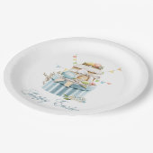 Happy Paast Pastel Eggs Paper-Bord Papieren Bordje (Gekanteld)