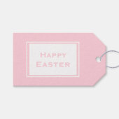 Happy Paast Pastel Roze Modern Cadeaulabel (Voorkant (Horizontaal))