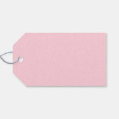 Happy Paast Pastel Roze Modern Cadeaulabel (Achterkant Horizontaal)