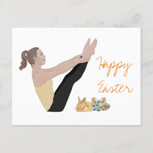 Happy Paast Pilates Briefkaart