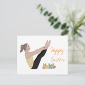 Happy Paast Pilates Briefkaart (Staand voorkant)