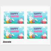 Happy Paast Rectangle-stickers Rechthoekige Sticker (Vel)