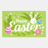 Happy Paast Retangular Sticker (Voorkant)