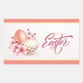 Happy Paast Retangular Sticker (Voorkant)