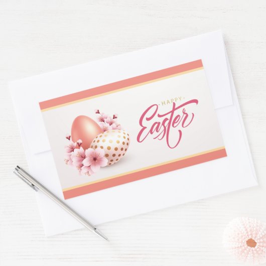 Happy Paast Retangular Sticker (Envelop)