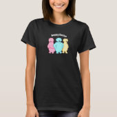 Happy Paast Sassy Silkie Kickens Three Pastel Co T-shirt (Voorkant)