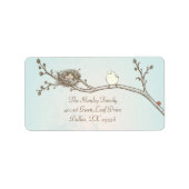 Happy Paaster-adreslabel Etiket (Voorkant)