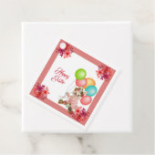 Happy Paaster Bunny Balloons Floral Crown Roos Bedankjes Labels (In situ)