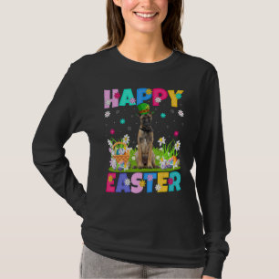 Happy Paaster Bunny Belgium Malinois Dog Easter Su T-shirt