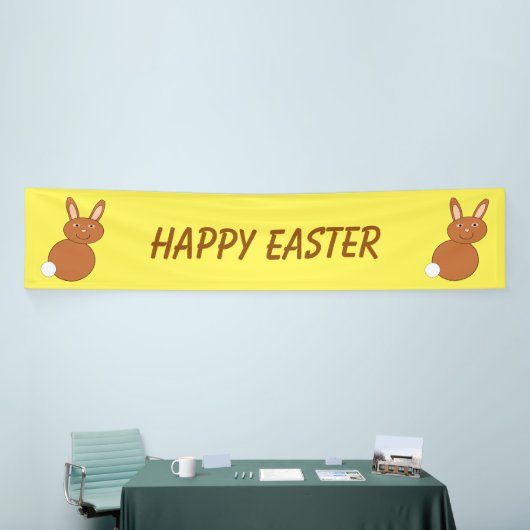 Happy Paaster Bunny Custom Banner (Beurs)