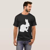 Happy Paaster Bunny Cute Rabbit vrouwen Girls Kind T-shirt (Voorkant volledig)