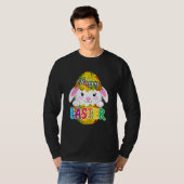 Happy Paaster Bunny Easter Eggs 1 T-shirt (Voorkant volledig)