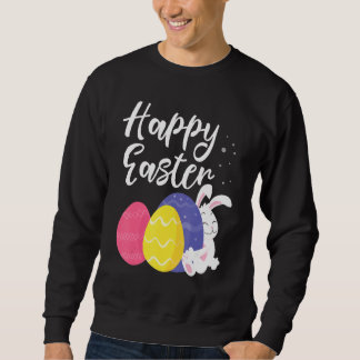Happy Paaster Bunny Egg Basket 1 Trui